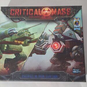 Critical Mass: Patriot vs Iron Curtain Card/Board Game Complete